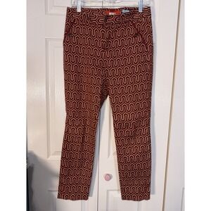 Cartonnier Anthropology Women's Charlie Trouser Rust Size 6